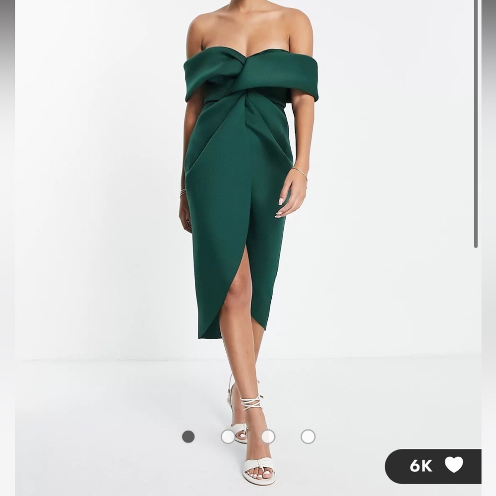 ASOS green dress